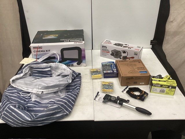 <p>Bag Containing Assorted Tools And Cinema Kit</p>