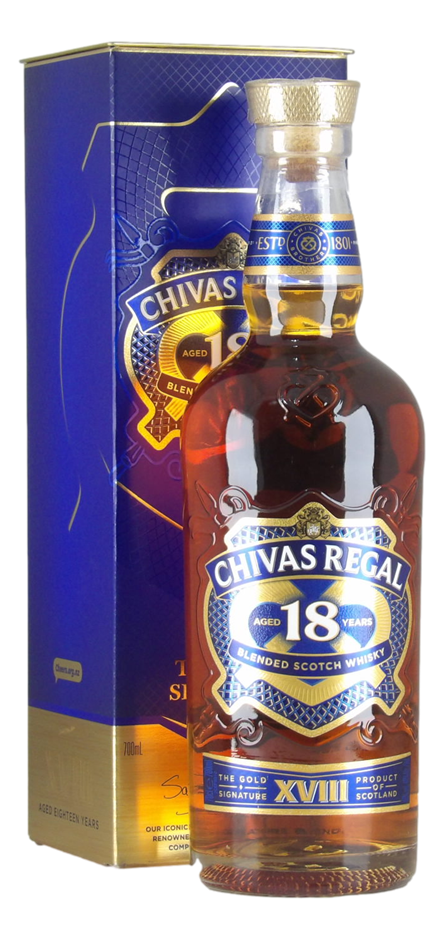 Chivas Regal 18 Year Old Blended Scotch Whisky (1x 700mL) Scotland