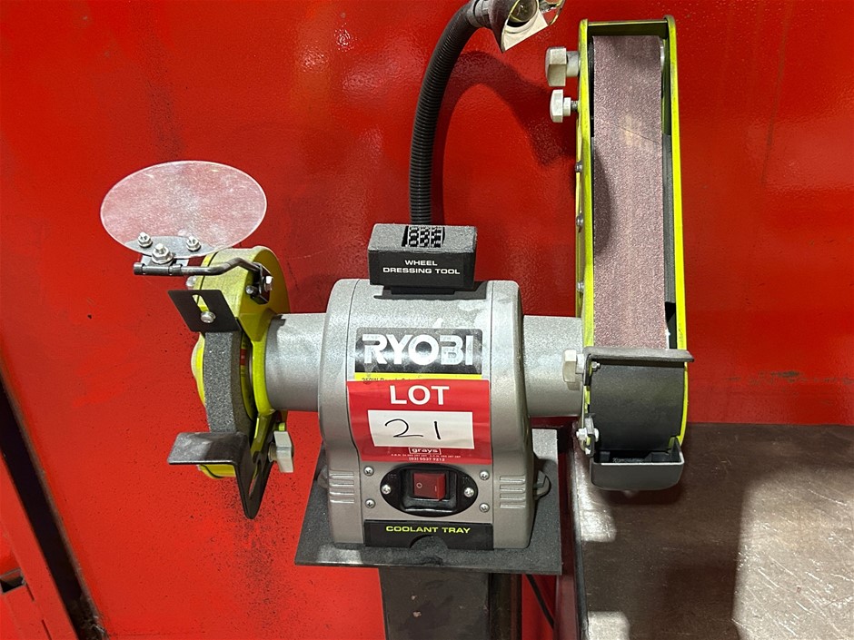 Ryobi Pedestal Grinder Linisher