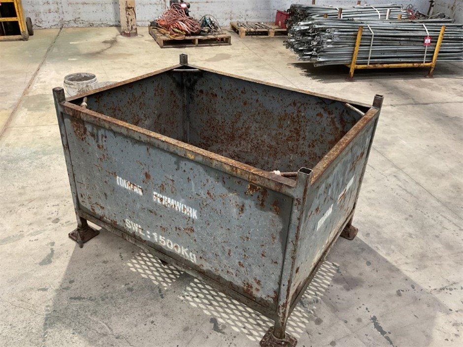 Steel Fabricated Stillage Expanded Metal Sheet Base