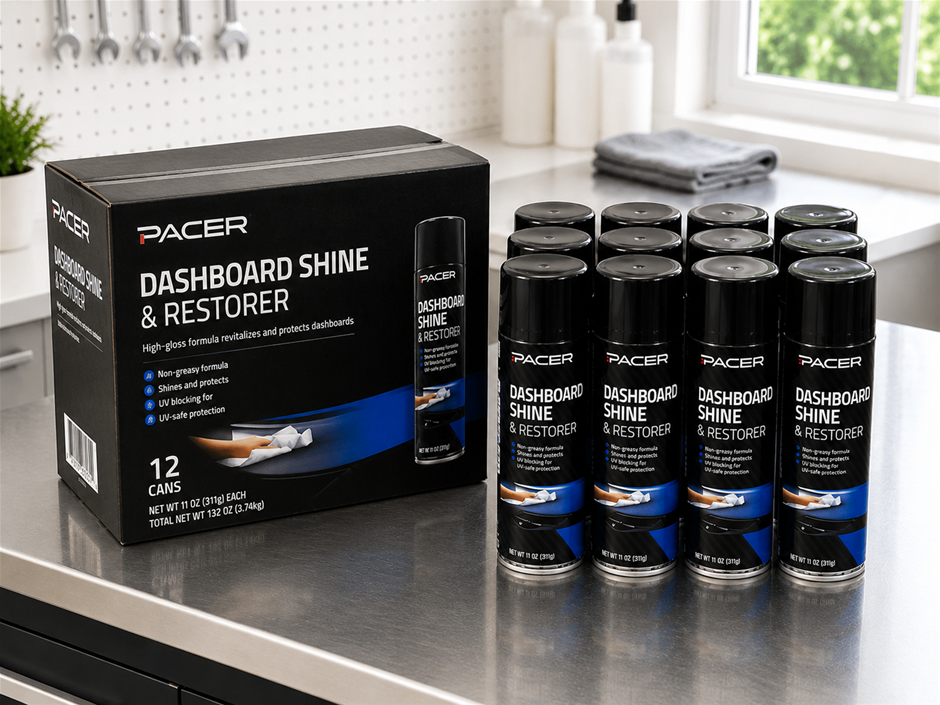 (Box of 12) PACER PDSR350 DASHBOARD SHINE 350GM