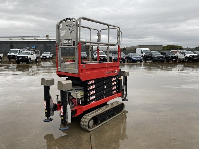 <p>2019 Almac Athena 850HE Tracked Scissor Lift</p>