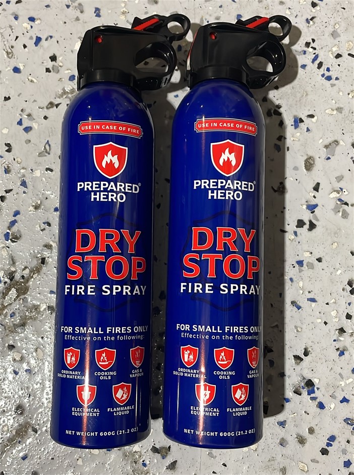 Twin Pack - Dry Stop Fire Spray