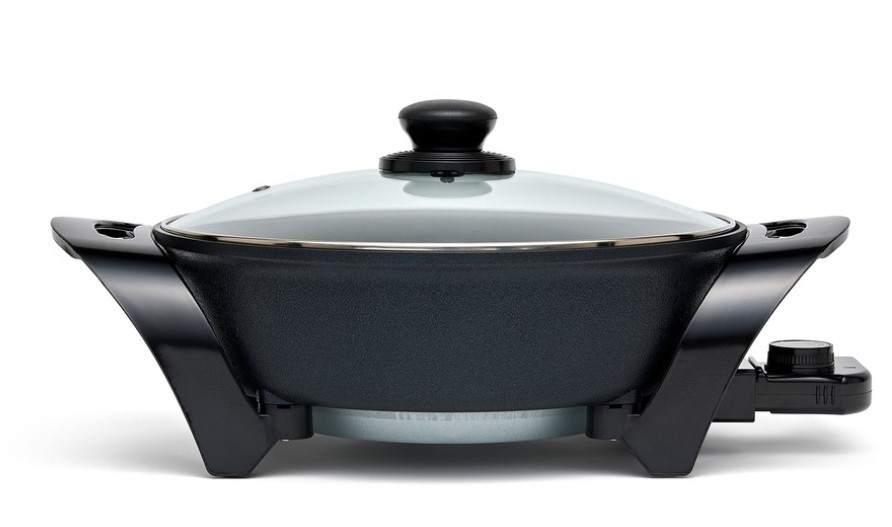 Contempo Electric Wok 5L. NB: minor use, damaged packaging