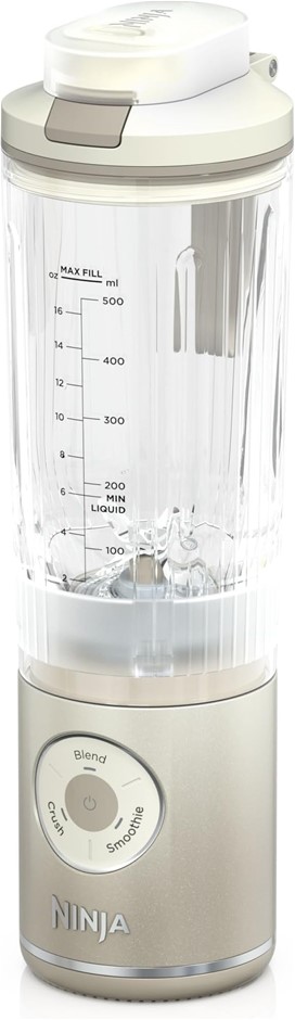 NINJA Blast Max Cordless Portable Blender, Ivory Cream. NB: used