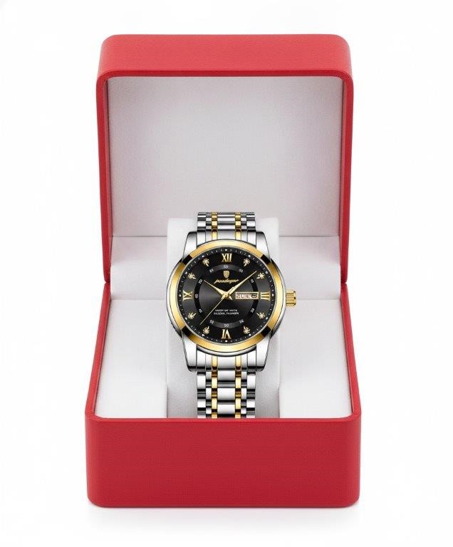 Luxury Women's Blue Dial Watch with Premium Gift Box
