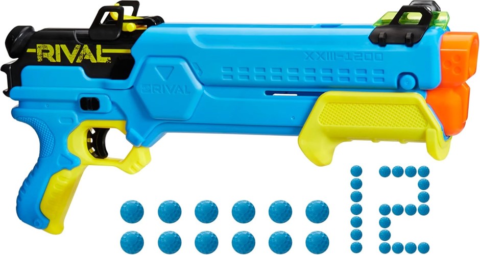 NERF Forerunner XXIII-1200 Blaster, 12-Round Capacity, Accu-Rounds, Most Ac
