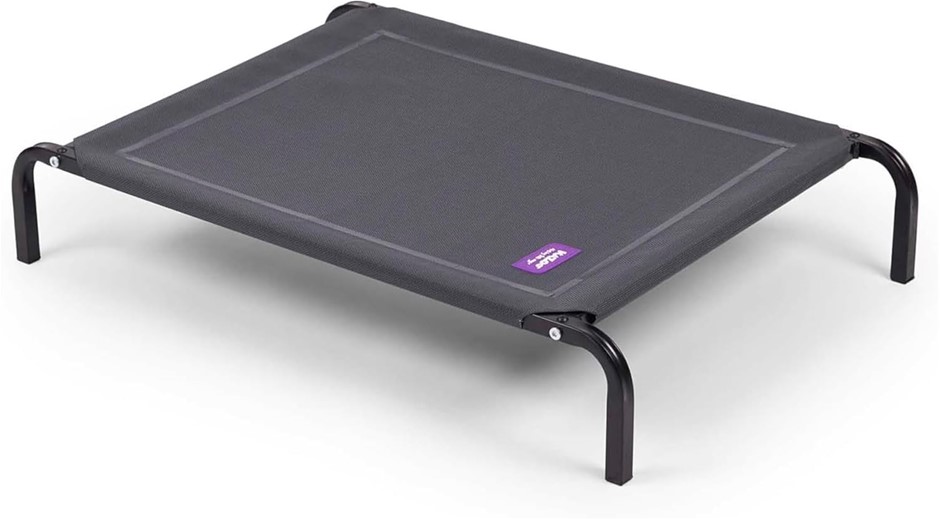 KAZOO Premium Outdoor Dog Bed, Charcoal, X-Large.