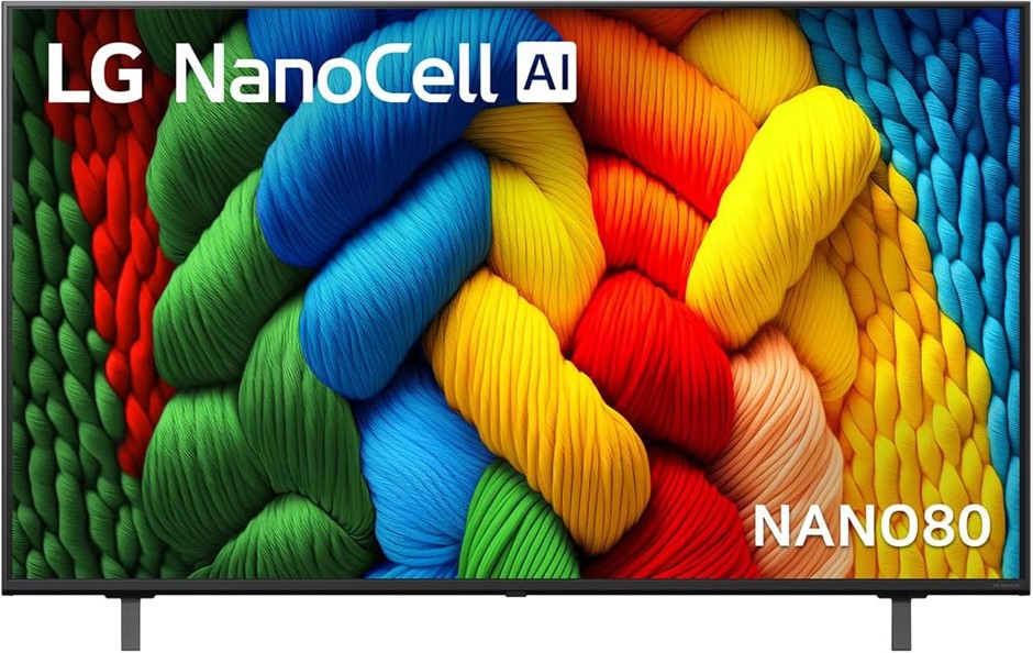 LG 55" NANO80A AI LED UHD 4K Smart TV 2025.