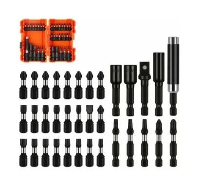 34 piece Magnetic Screwdriver Bit Set Impact Nut Driver Drill Holder Quick