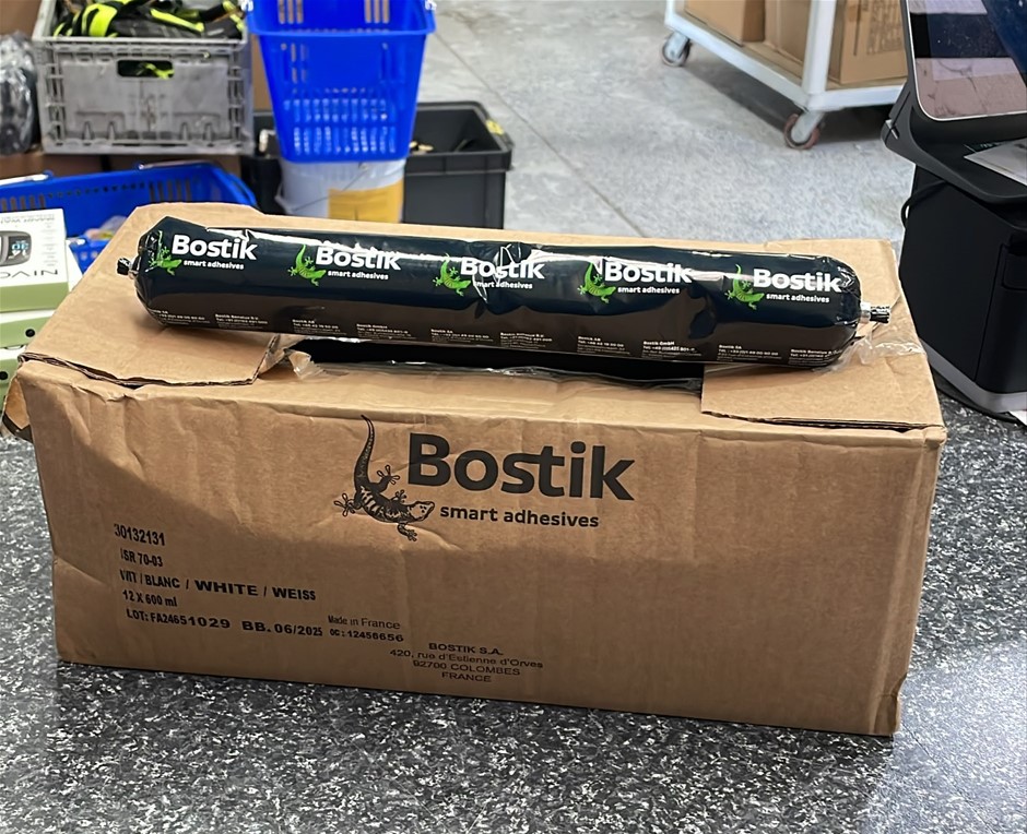 Bostik 600ml ISR 70-03 Simson Silicone Elastic Adhesive/ Sealant - (Box of