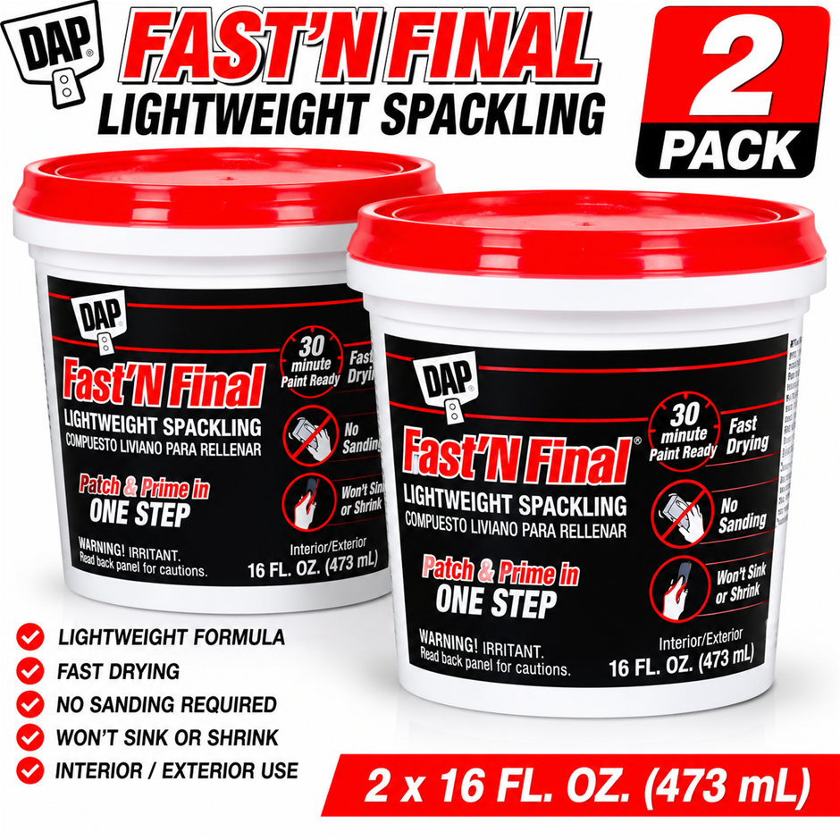 DAP Fast N Final Lightweight Spackling 473ml