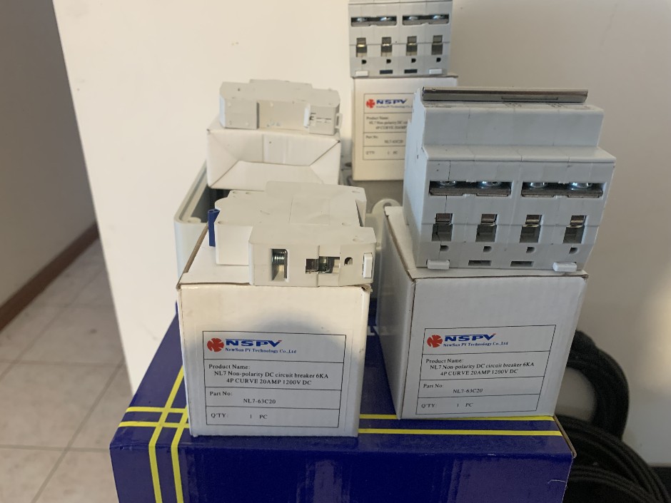 1 x NSVP Breaker Enclosures Solar Electrical Power Supply System (Unused)