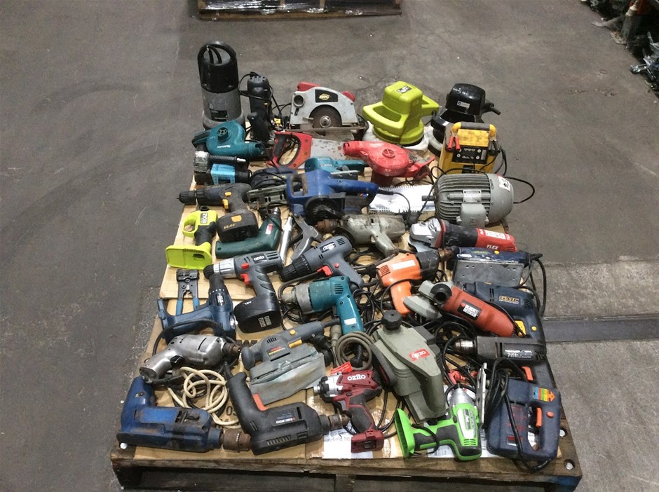 Mixed Power Tools & Workshop Equipment Lot