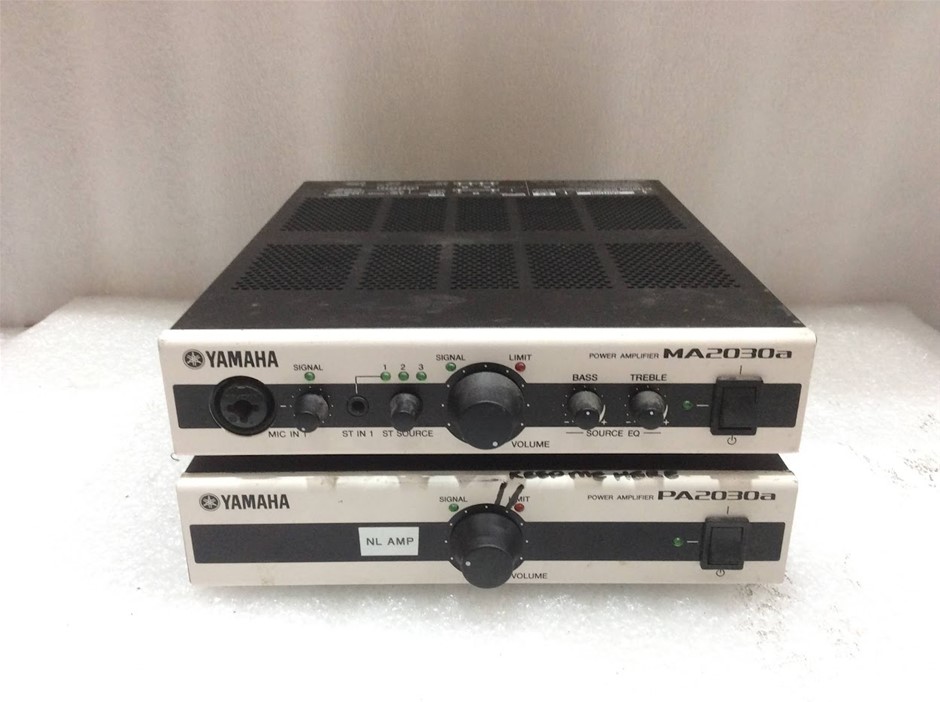 Yamaha MA2030a Power Amplifier (Lot of 2)