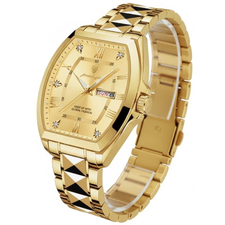 High Quality Simulated Diamond Men's Poedagar Watch-Include Box Original