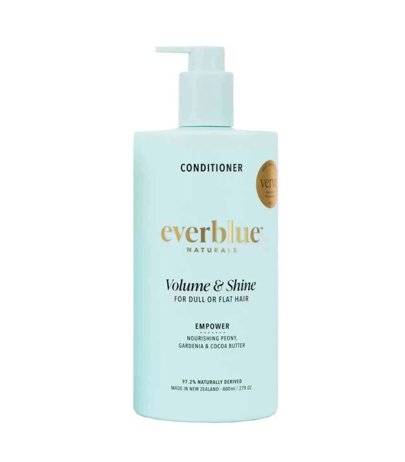 2 x EVERBLUE Volume & Shine Empower Conditioner, Nourishing Peony, Gardenia