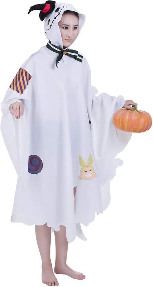WOSHOW Anime Ghost Cloak Izuku Midoriya Cloak Cosplay Costume Deku Costume