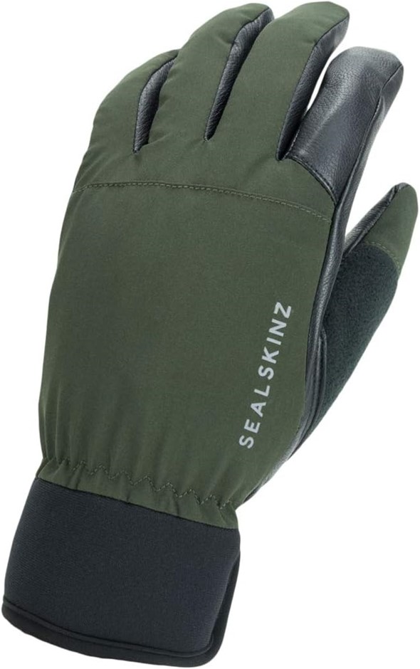 SEALSKINZ Unisex Waterproof All Weather Hunting Glove, Medium, Olive Green/