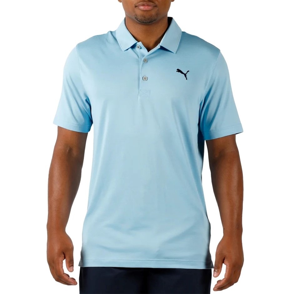PUMA Men's Polo, Size XL, Light Blue (05), 238067. Buyers Note - Discount