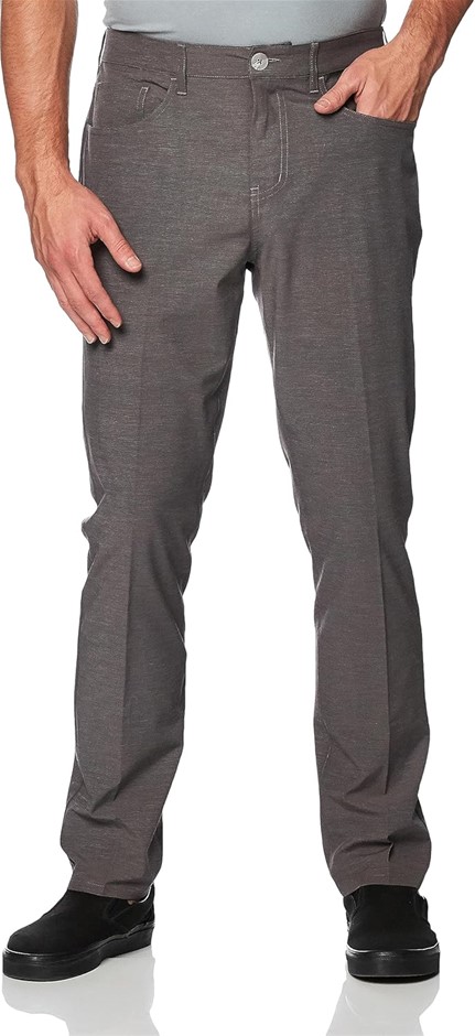 CALLAWAY Men's EverPlay 5-Pocket Golf Pant, 38W x 30L, Dark Grey Heather, C