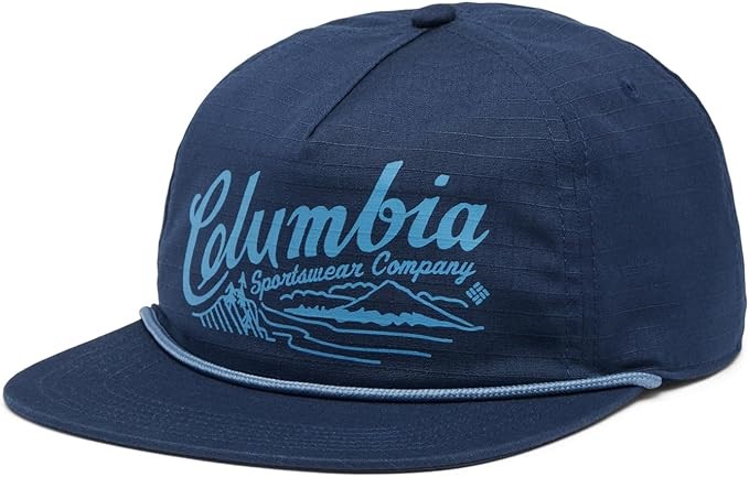 COLUMBIA Unisex Adult's Ratchet Strap Snap Back, Collegiate Navy/Columbia M