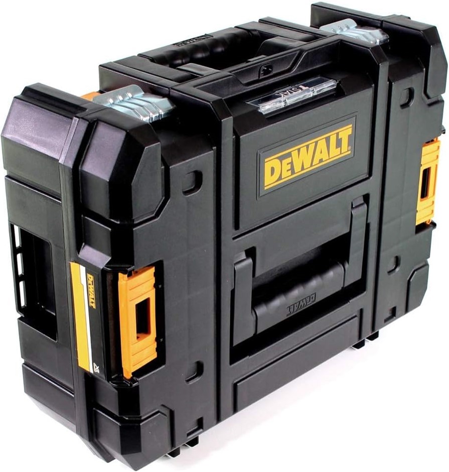 DeWALT TStak II Power Tool Storage Box 13.5L Capacity T-STAK Case, Black.