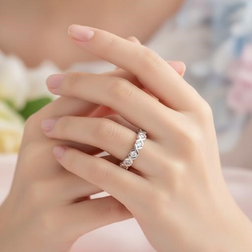 GRA Moissanite white 925 Sterling Silver Gold Vermeil Ring-8US