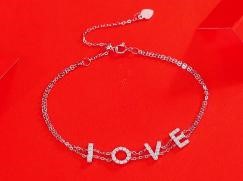 GRA Moissanite white Brilliant Cut 925 Sterling Silver Bracelet-Bonus Gift