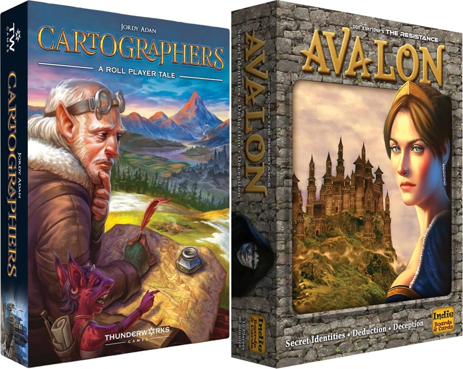 BUNDLE: Thunderworks Games Cartographers: A Roll Player Tale Board Game + I