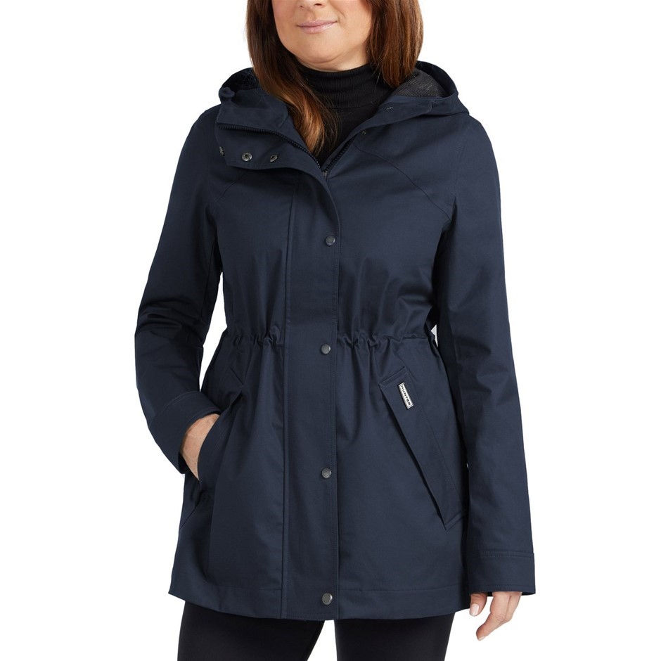 HUNTER Women's Rain Jacket, Size XL, Blue (Navy). RRP: $72. Buyers Note -