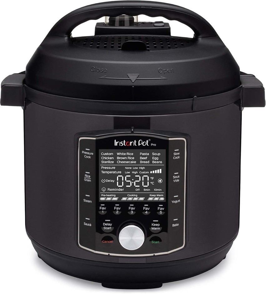 INSTANT POT Pro 10-in-1 Multi-Cooker, 5.7L Capacity.