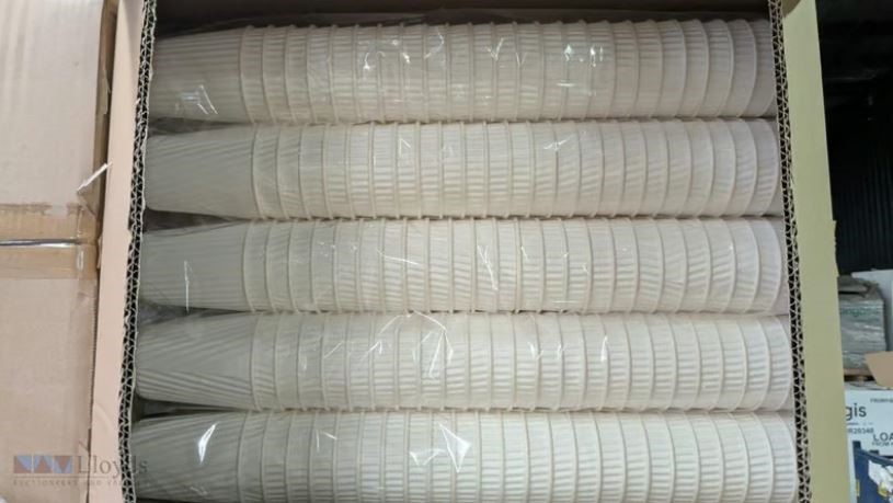 PT-DBK 08 Plain, Ripple Hot Cup 8oz - White, Quantity: 500pcs