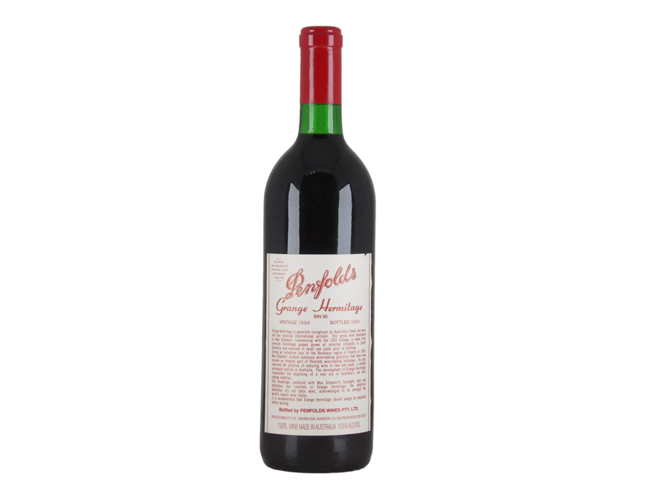 Penfolds Bin 95 Grange Hermitage 1989 (1x 750mL), SA.