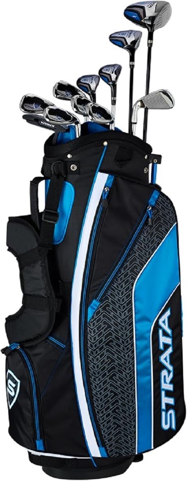 CALLAWAY Golf Men's Strata Ultimate Complete Golf Set 16 Piece, Left Hand,