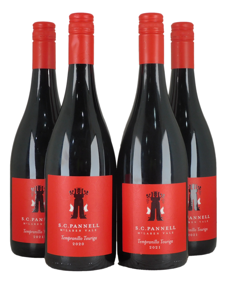 Mixed S.C. Pannell Tempranillo Touriga Pack (4x 750mL), Mclaren Vale