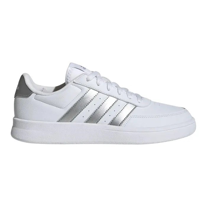 ADIDAS Women's Breaknet 2.0 Shoes, Size US8, White/Silver, ID0471. NB: has