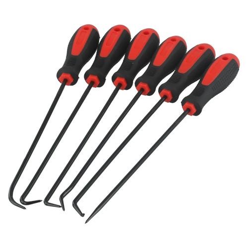 6-Piece Oil Seal Hook & Long Pick Set (22CM Total Length)