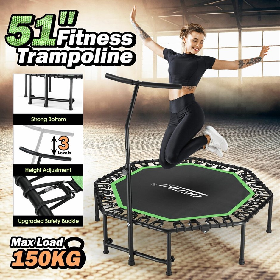 Genki 51 Inch Foldable Bungee Rebounder Trampoline Home Fitness