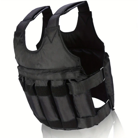 Adjustable 50kg Weighted Vest for Fitness Training