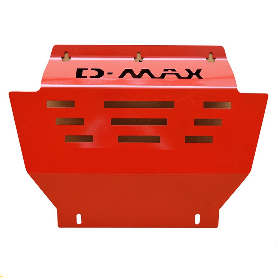 3mm Red Bash Plate Sump Guard Fits Isuzu D-MAX MU-X 2008-2020
