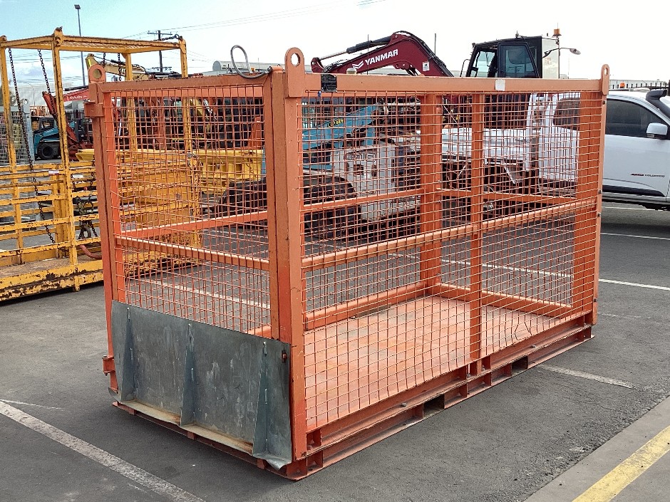 Double Width Welded Wire Mesh Pallet Cage