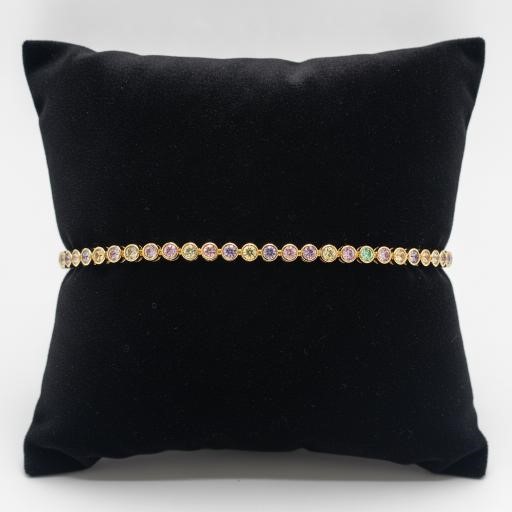 22K/Italy Gold Filled Bracelet -(stamped 22K/Italy) Bonus Gift