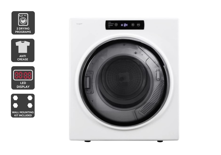 KOGAN 5kg Vented Dryer, White.