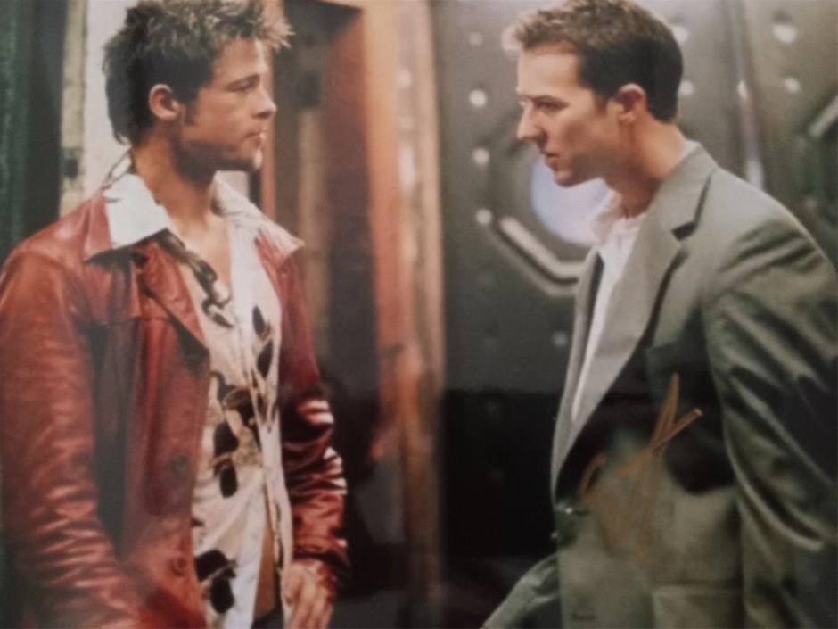ED NORTON SIGNED 'FIGHT CLUB'