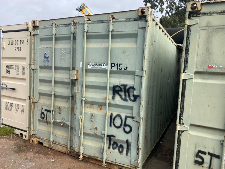 On-Site Workshop / Storage 20’ Shipping Container