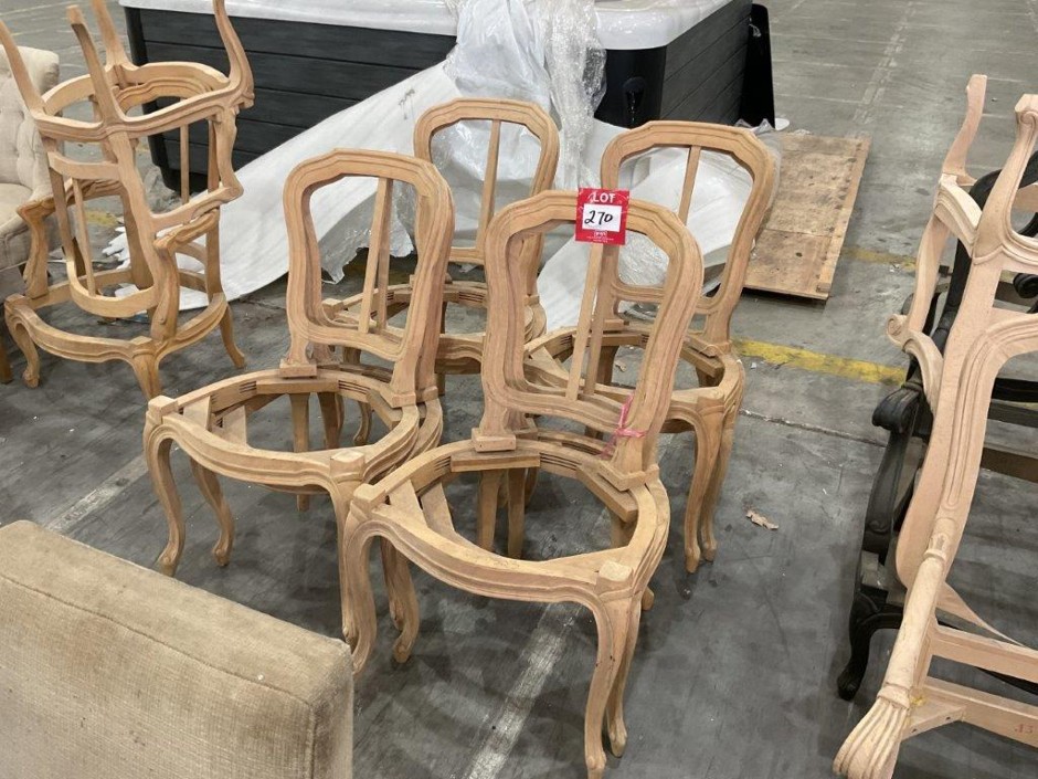 <p>Timber Chair Frames x8</p>