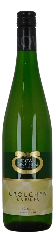 Brown Brothers Crouchen & Riesling 2018 (6x 750mL), VIC. 