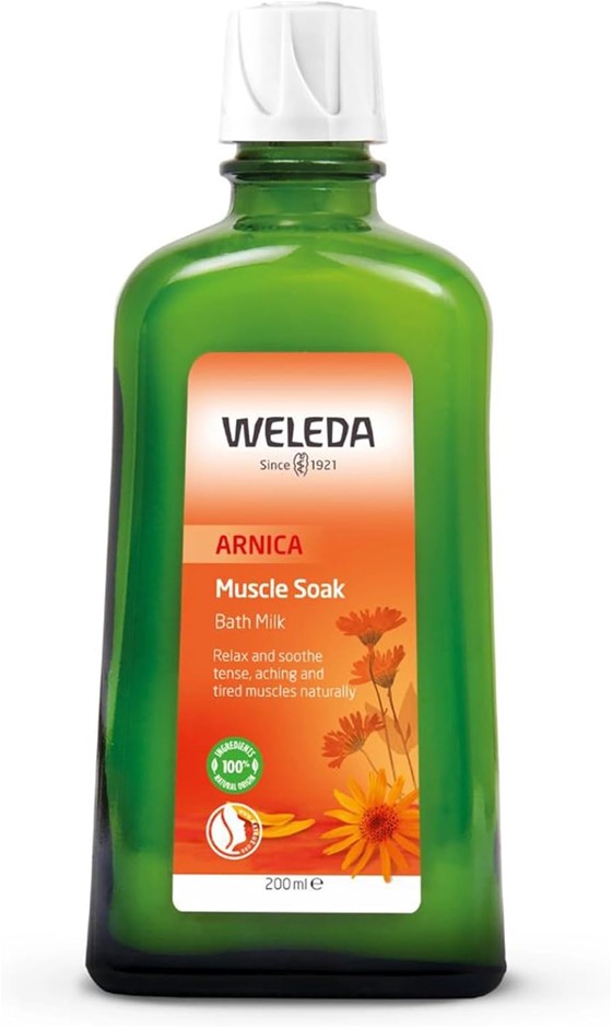 WELEDA Arnica Bath Milk Muscle Soak, 200ml.