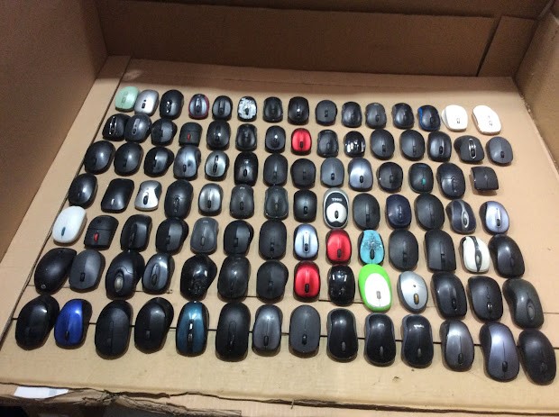 Logitech Mixed Brand and Model Wireless Mice (Lot of 100)